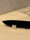 Sort carbonstål kniv thumbnail