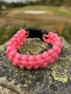 Rosa flettet armbånd thumbnail